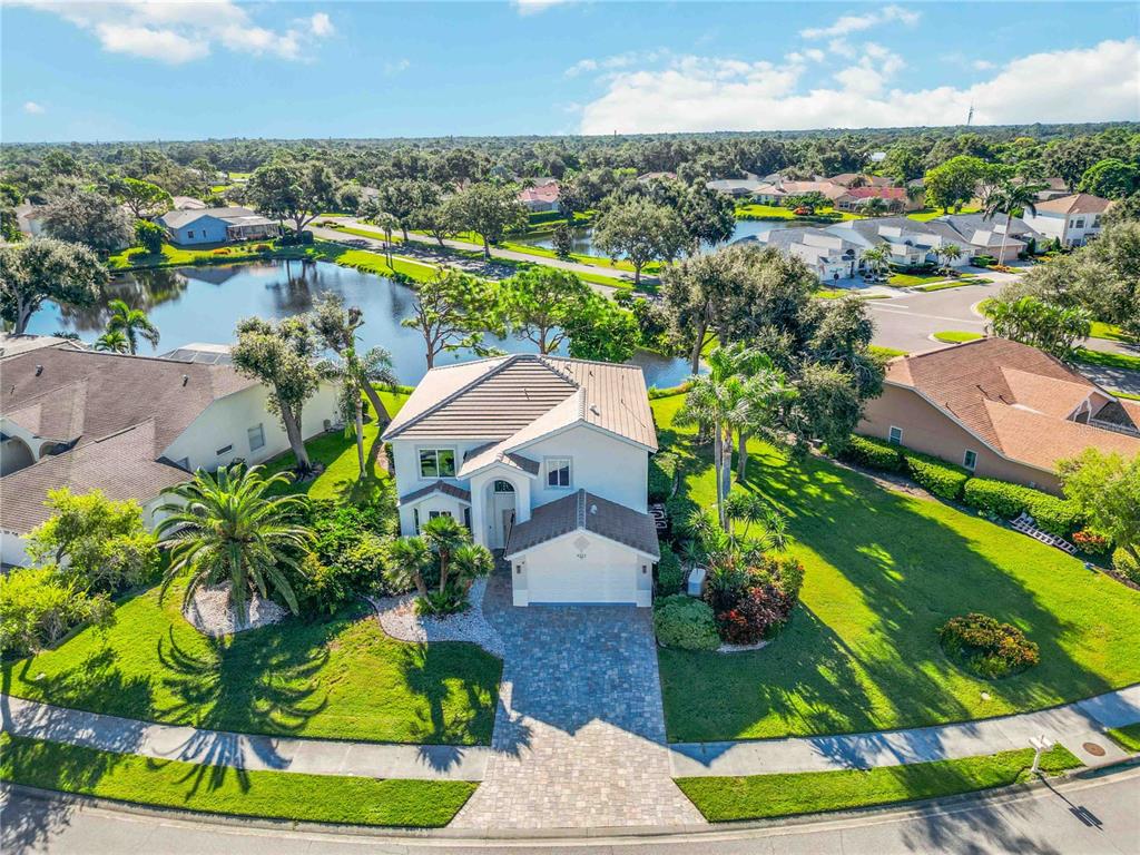 4223 Balmoral Way Sarasota, FL 34238 - Photo 53 of 72 an aerial view of residential houses with outdoor space and swimming pool
