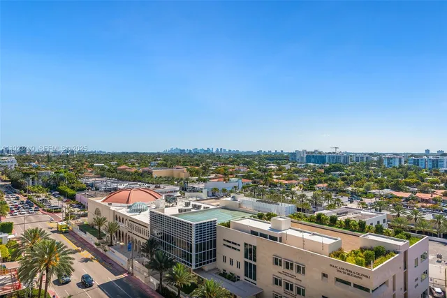 an aerial view of city