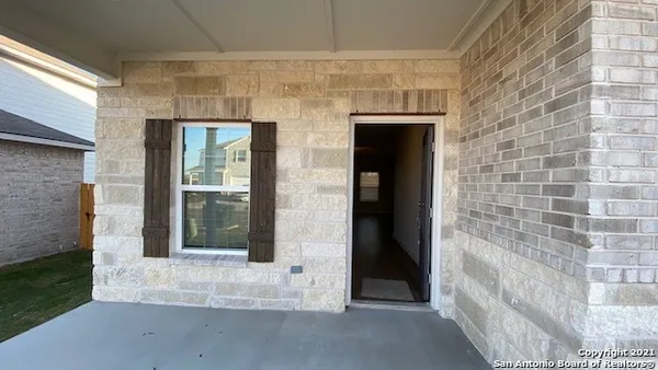 a view of an ocean from a yard