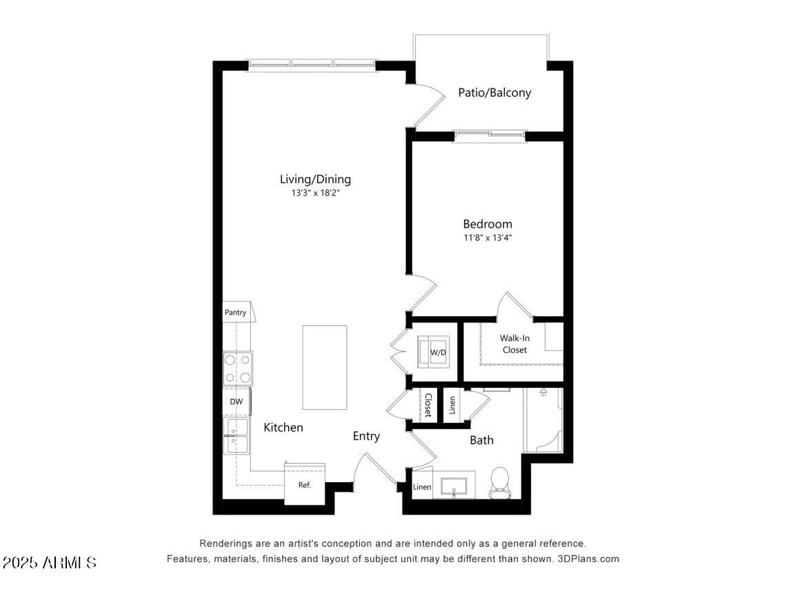16985 West Van Buren Street, Unit 1 Goodyear, AZ 85338 - Photo 15 of 15 Floor Plan