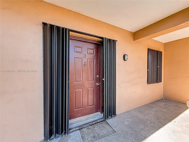 a view of front door