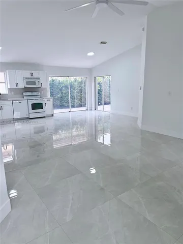 a view of a livingroom with furniture