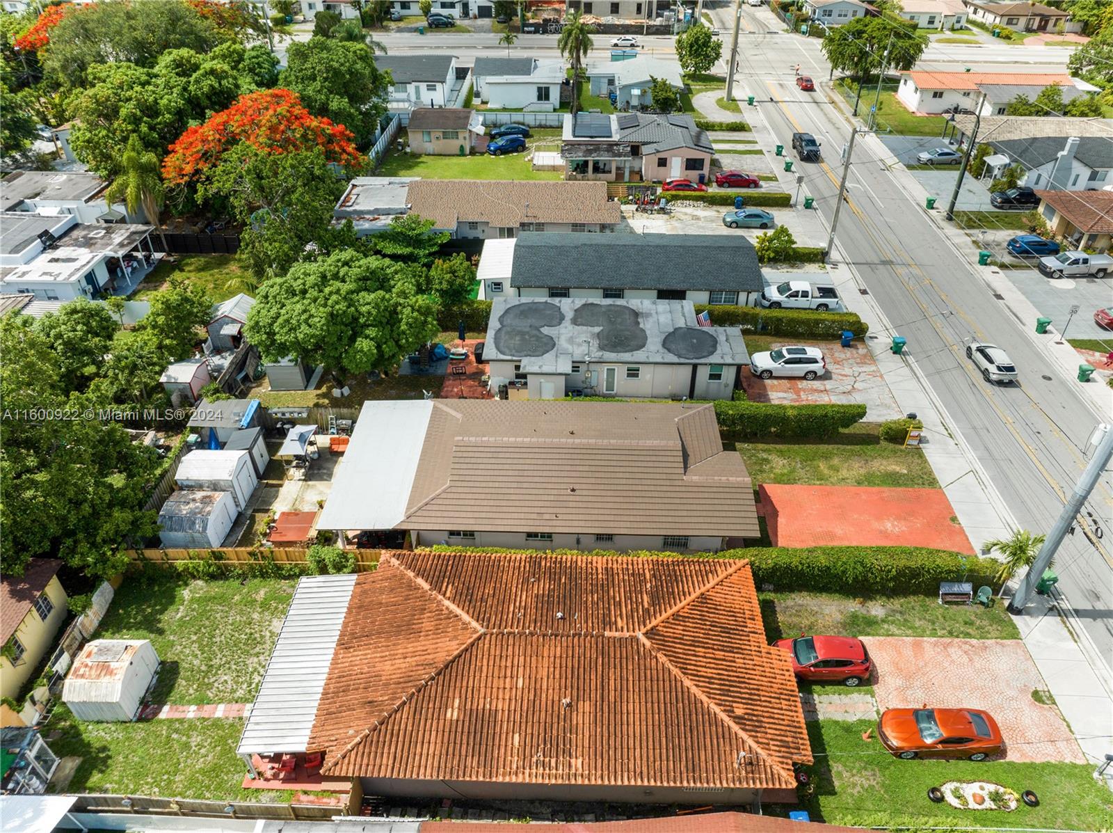 2245 Southwest 62nd Avenue Miami, FL 33155 - Photo 35 of 35 an aerial view of a house with a yard and lake view