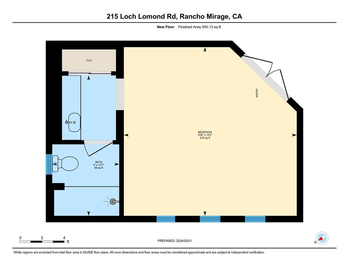215 Loch Lomond Road Rancho Mirage, CA 92270 - Photo 57 of 57 Floor Plan - Casita at 215 LLR