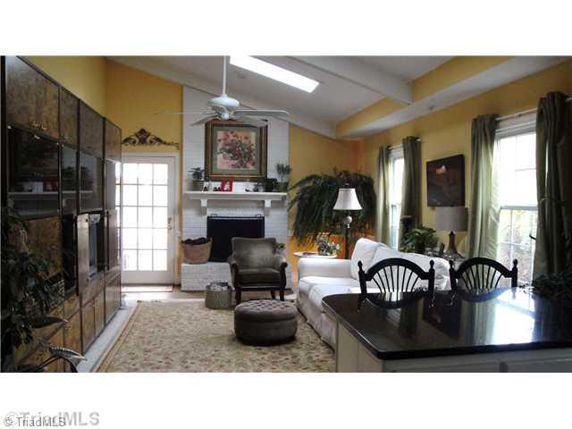 1600 Independence Road Greensboro, NC 27408 - Photo 6 of 10 Den/Family/Great Room. You will love this den with fireplace and high ceilings. Skylights bring in lots of light. Open to the kitchen for easy entertaining