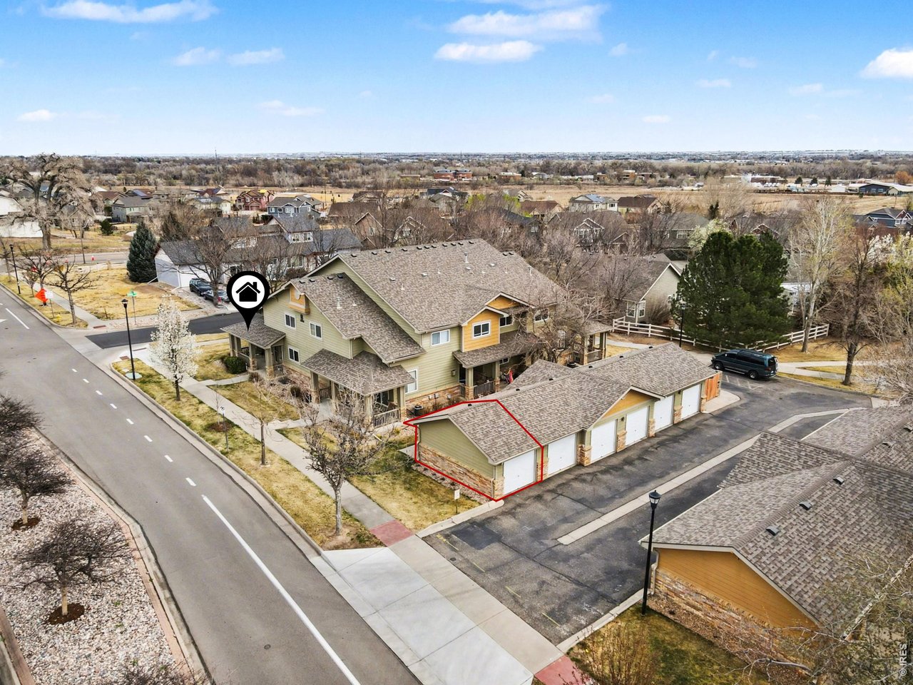 2702 Rigden Parkway, Unit 1 Fort Collins, CO 80525 - Photo 6 of 31 a view of a city with an ocean