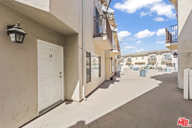 a view of a living room and a garage