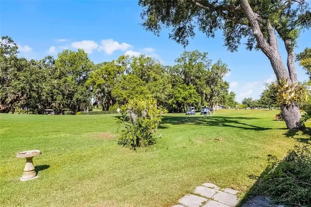 a view of a golf course