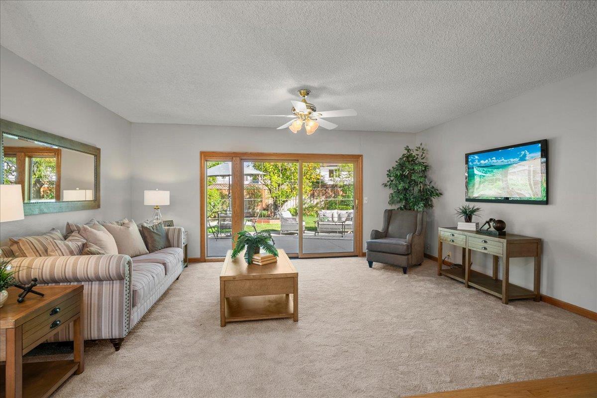 1816 Dry Creek Road San Jose, CA 95124 - Photo 12 of 37 a living room with furniture and a large window