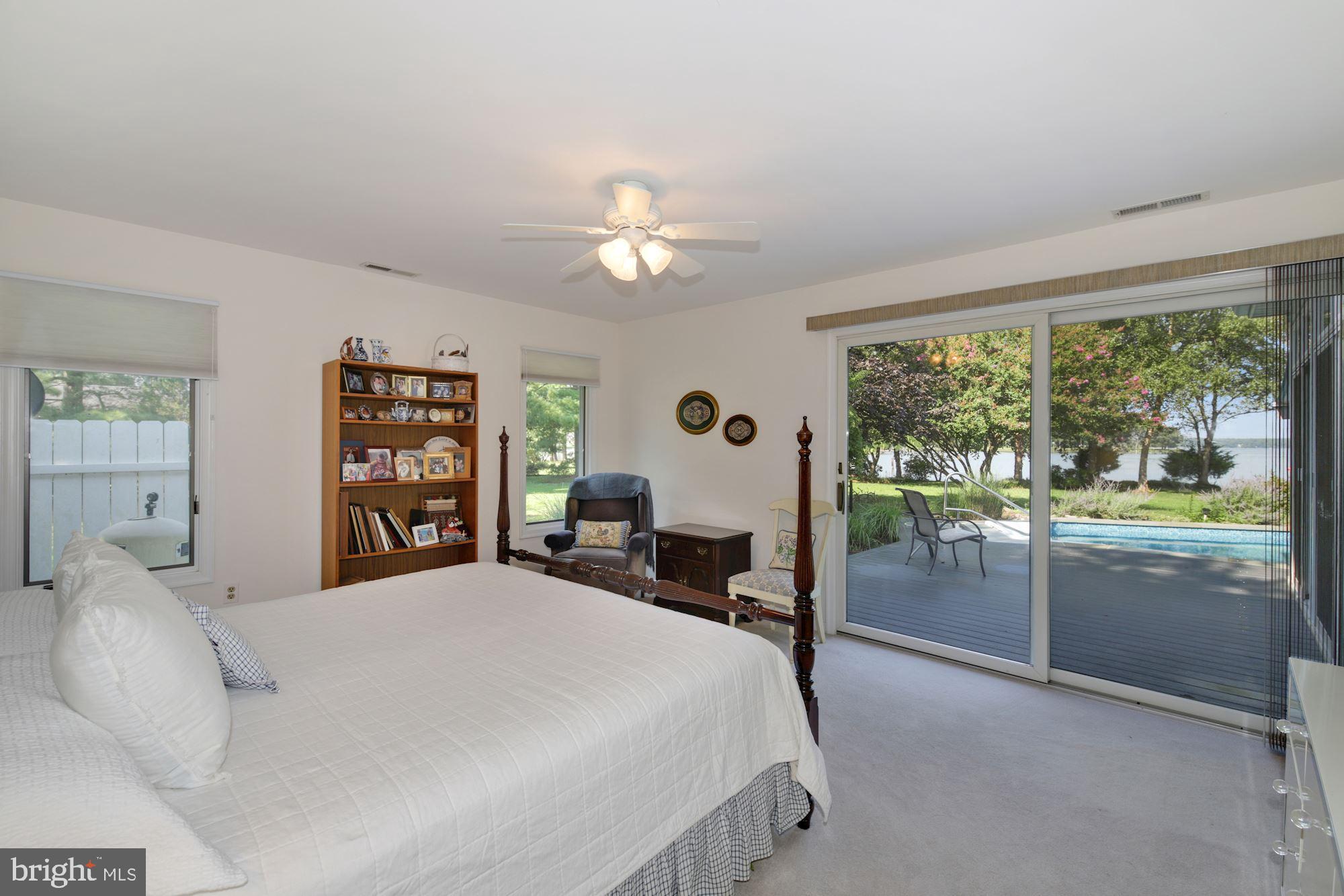 5562 Heron Point Road Royal Oak, MD 21662 - Photo 26 of 60 overlooking the pool and Irish Creek, deck access