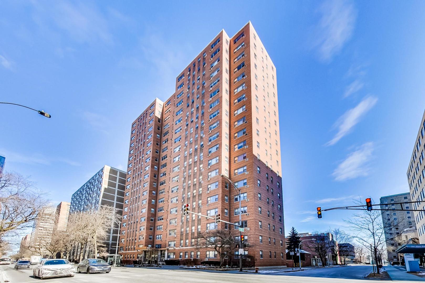 2909 North Sheridan Road, Unit 712 Chicago, IL 60657 - Photo 1 of 16 a view of a city with tall buildings