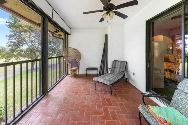 a view of a flower in a garden