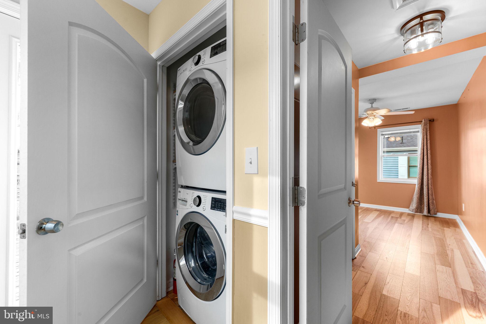 7343 Greenbank Road Baltimore, MD 21220 - Photo 20 of 46 a view of a hallway with washer and dryer