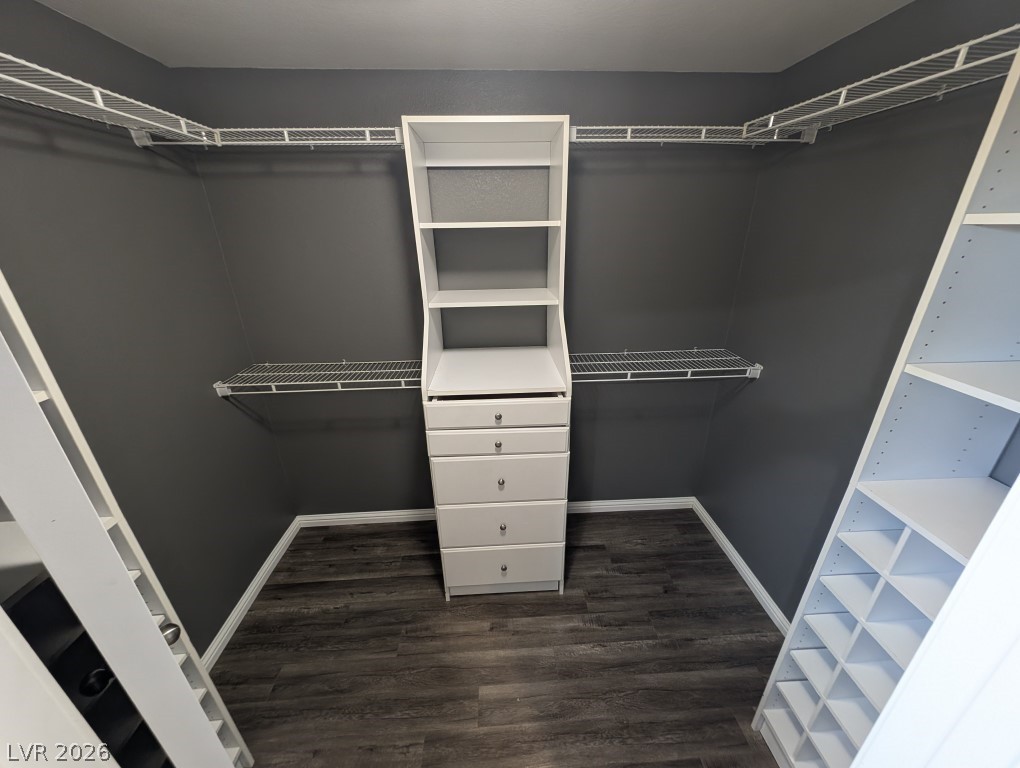 9121 Spoonbill Ridge Place Las Vegas, NV 89143 - Photo 16 of 26 Well-appointed walk-in closet with abundant storage and sleek flooring.