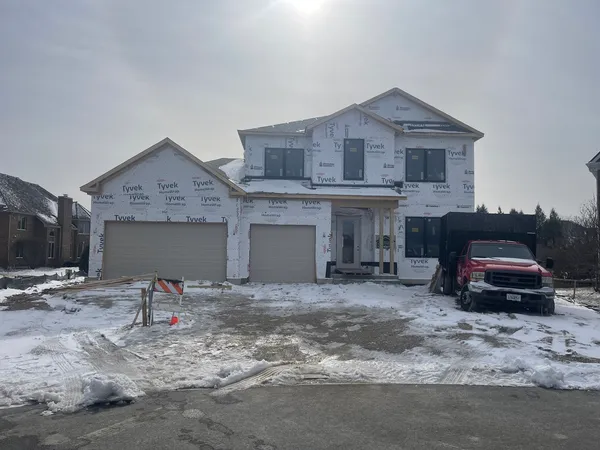 a car parked in front of house