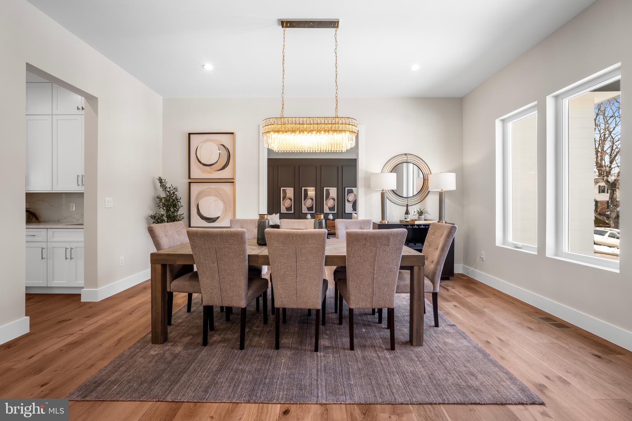 1935 Foxhall Road McLean, VA 22101 - Photo 11 of 80 a view of a a dining room with furniture window and wooden floor