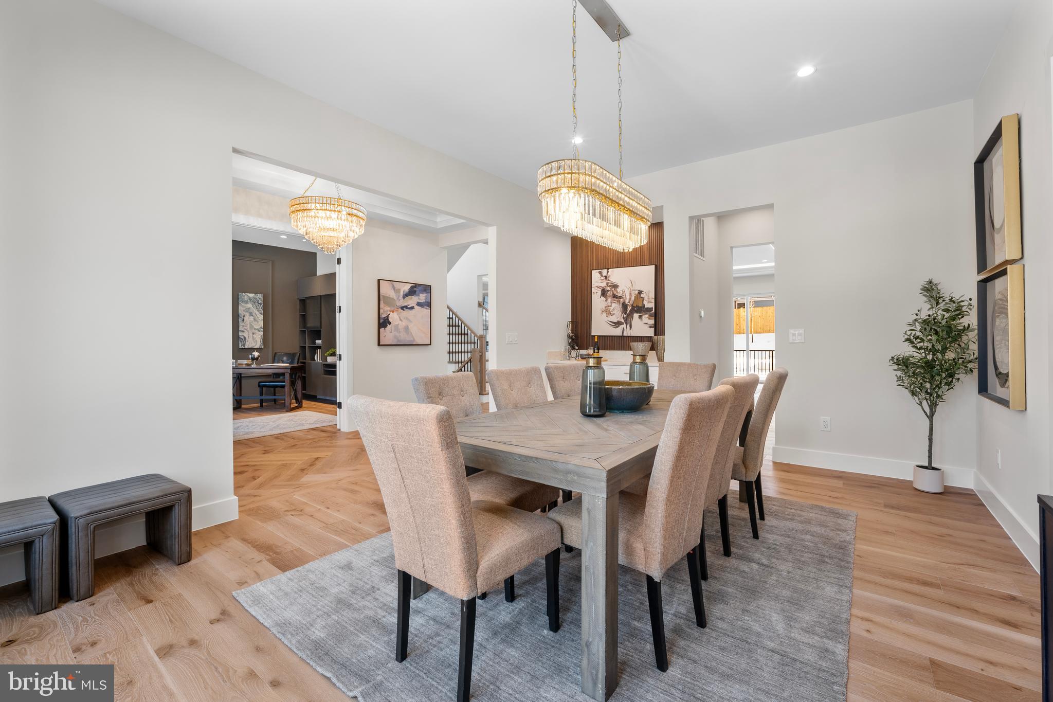 1935 Foxhall Road McLean, VA 22101 - Photo 13 of 80 a view of a dining room with furniture
