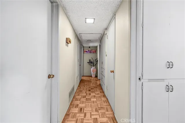 a view of a hallway with a hallway