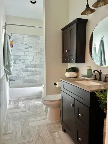 a view of an outdoor space and a lake view