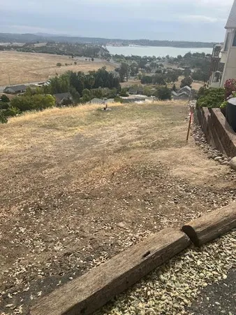 a view of an ocean beach