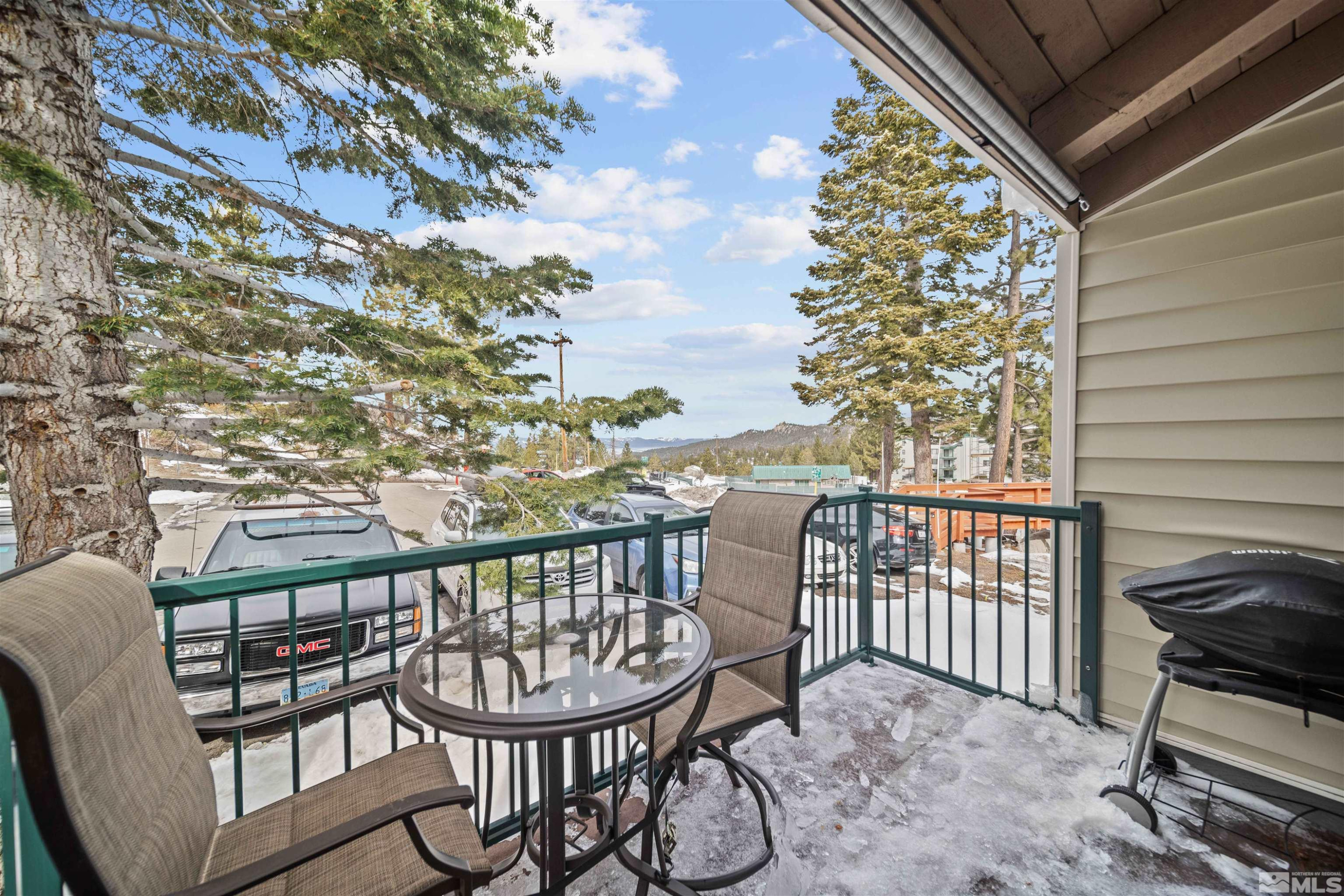 331 Tramway Drive, Unit 26 Stateline, NV 89449 - Photo 13 of 27 a view of a balcony with furniture