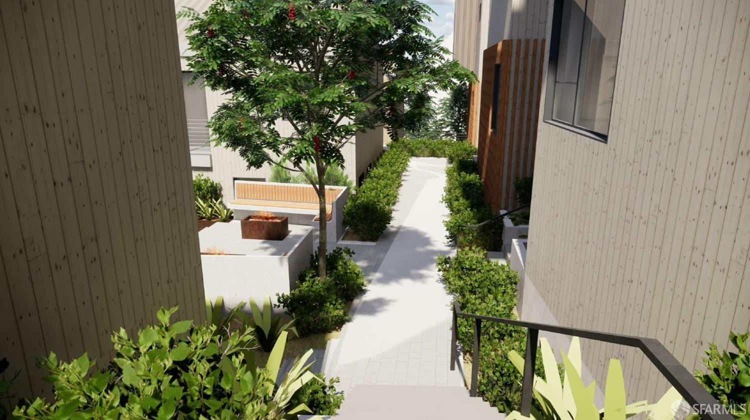 1513 York Street San Francisco, CA 94110 - Photo 3 of 12 a view of a pathway with a yard