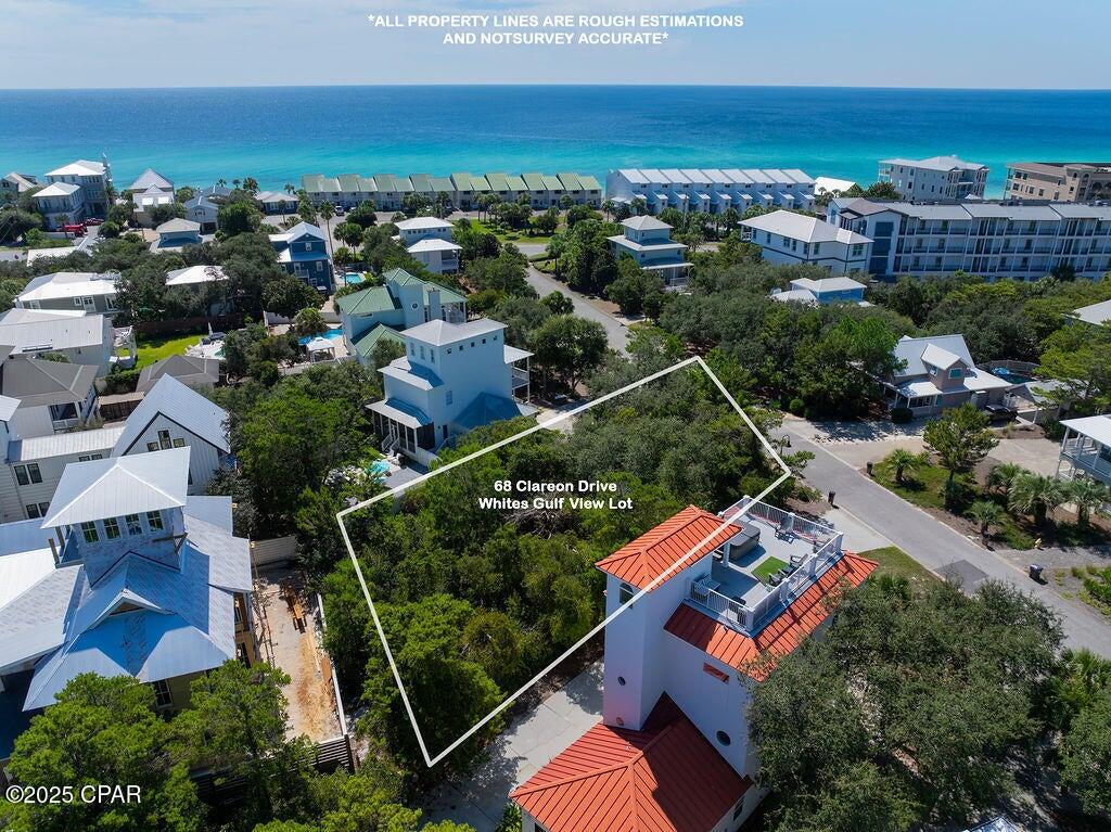 68 Clareon Dr Inlet Beach Inlet Beach, FL 32461 - Photo 30 of 31 an aerial view of residential houses with outdoor space
