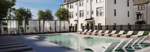 a view of an outdoor space with seating area