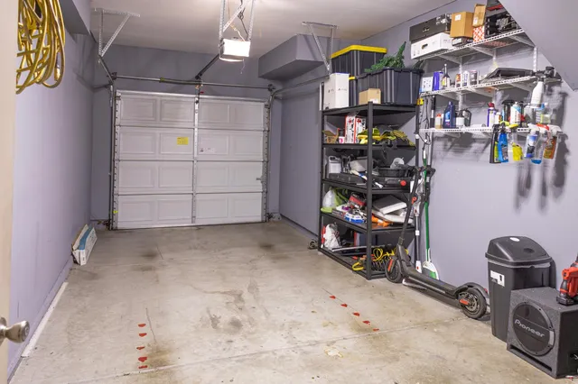 a view of storage and utility room