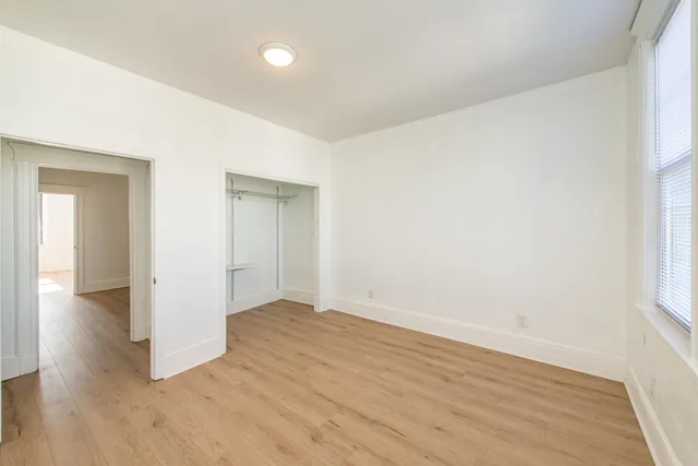 wooden floor in an empty room
