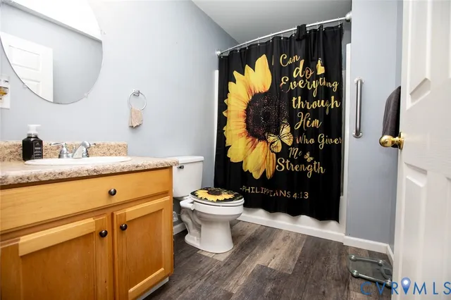 a view of outdoor space with garden