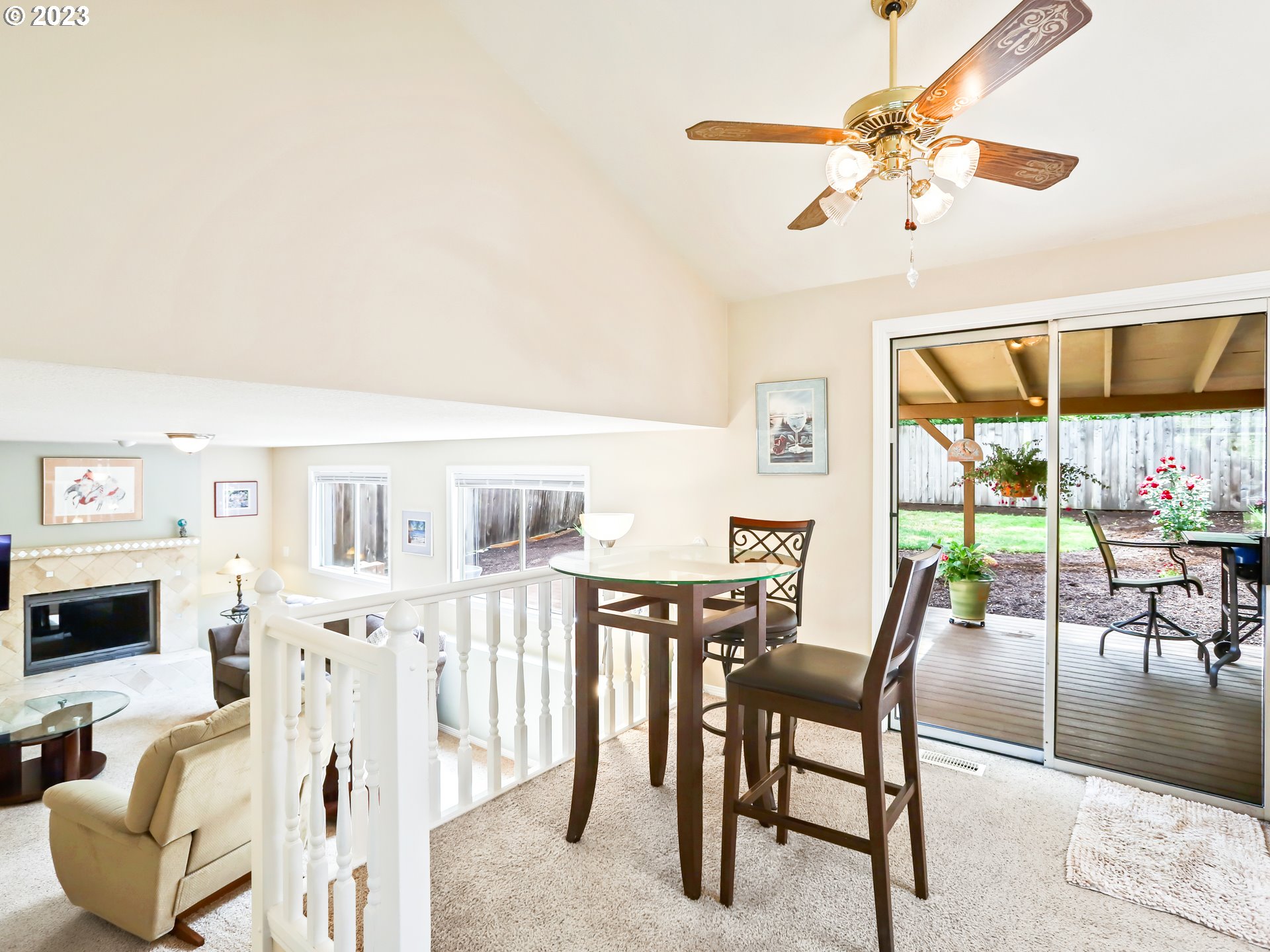 13224 Southwest Shore Drive Portland, OR 97223 - Photo 5 of 30 a view of a livingroom with furniture and a floor to ceiling window