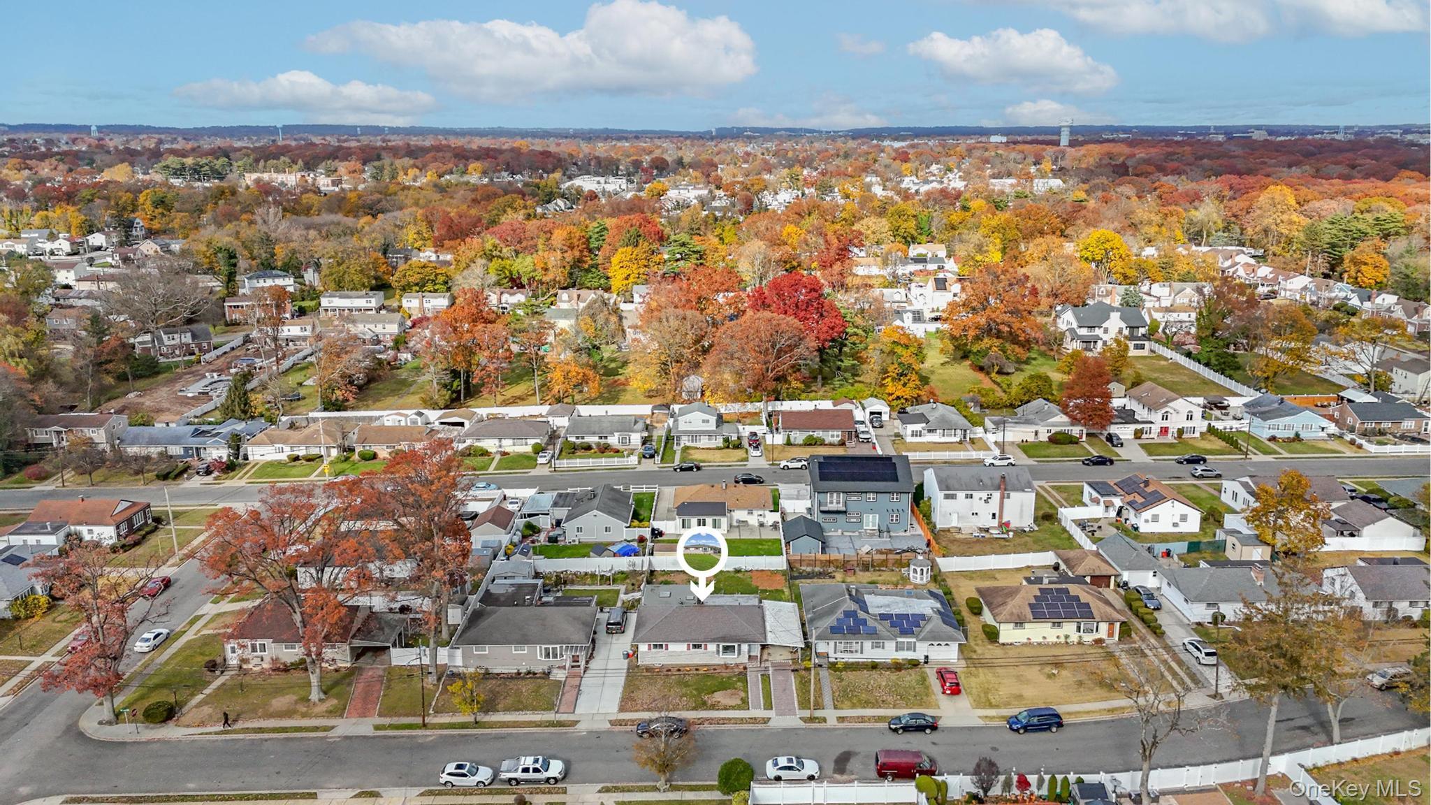 312 Coventry Road South West Hempstead, NY 11552 - Photo 7 of 30 Aerial overview of property's location with nearby suburban area