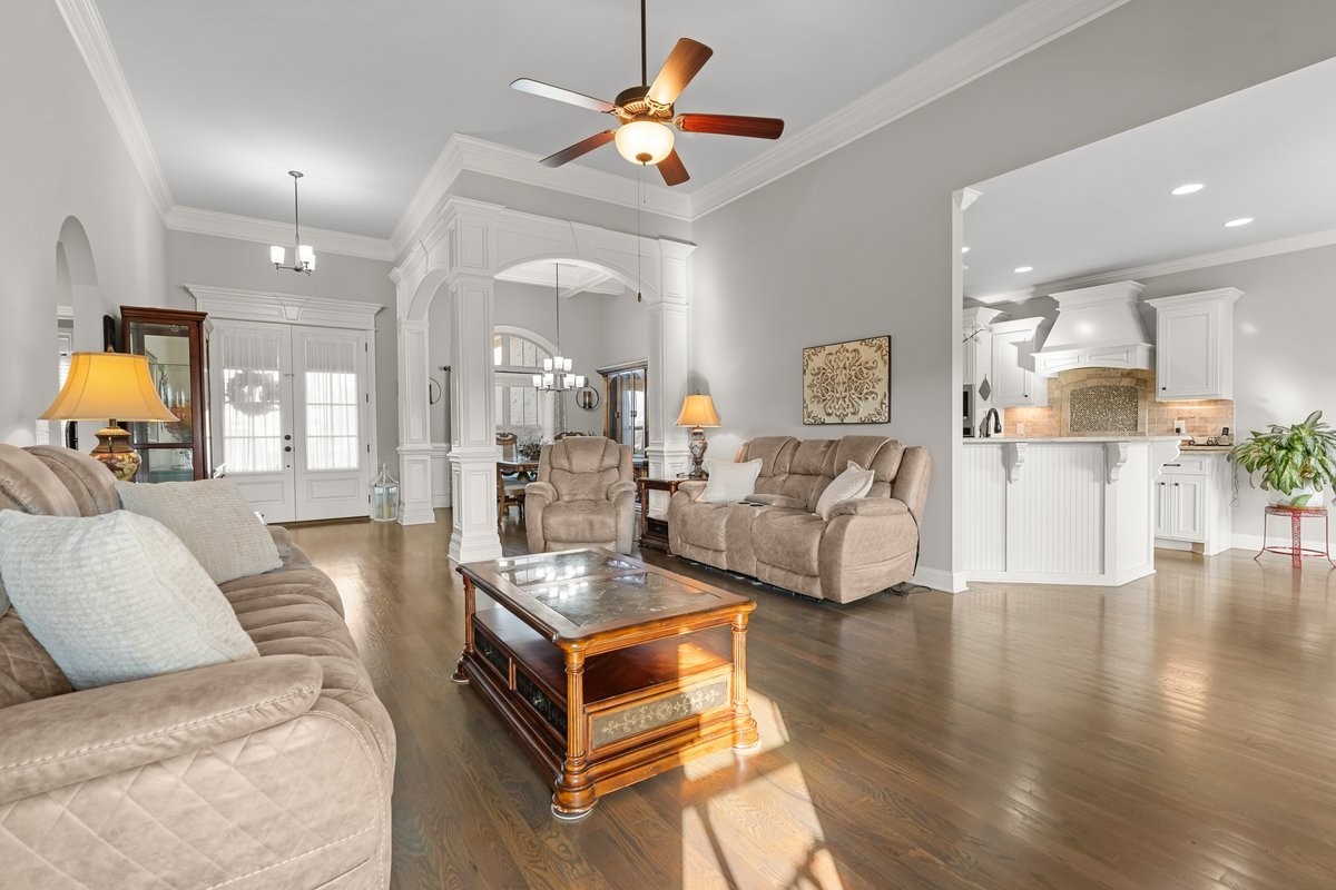 70 Cherokee Dock Road Lebanon, TN 37087 - Photo 8 of 48 a living room with furniture and wooden floor