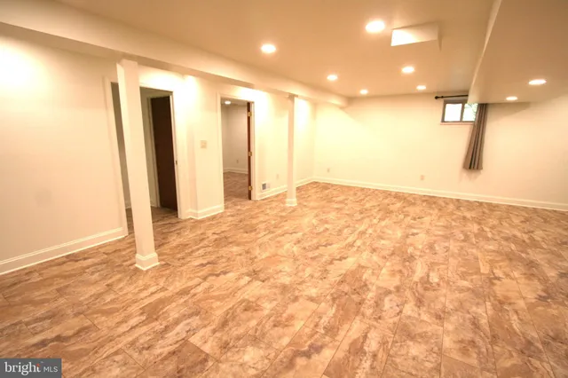 a view of a storage & utility room with washer and dryer