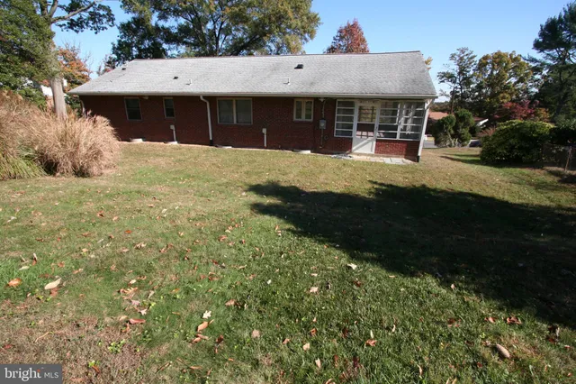 a backyard of a house