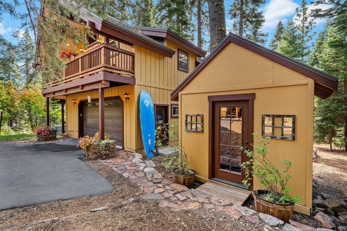 4465 North Ridge Road Carnelian Bay, CA 96140 - Photo 21 of 28 a view of a house with backyard
