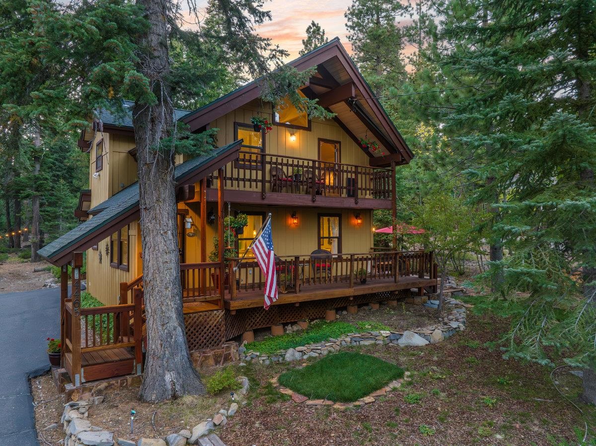 4465 North Ridge Road Carnelian Bay, CA 96140 - Photo 24 of 28 a view of a house with a yard