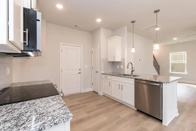 a view of an empty room