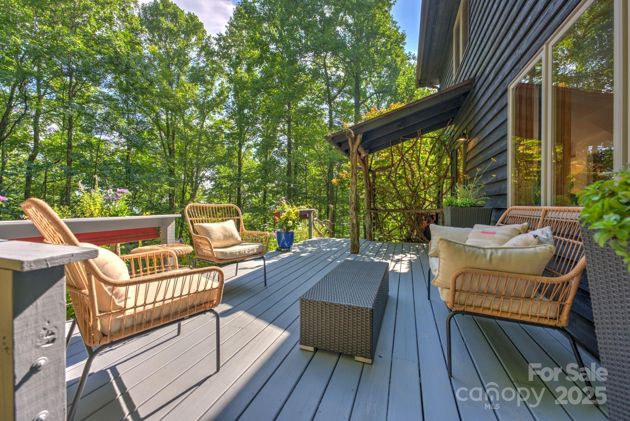 48 Black Oak Forest Road Fairview, NC 28730 - Photo 7 of 48 a view of deck with patio