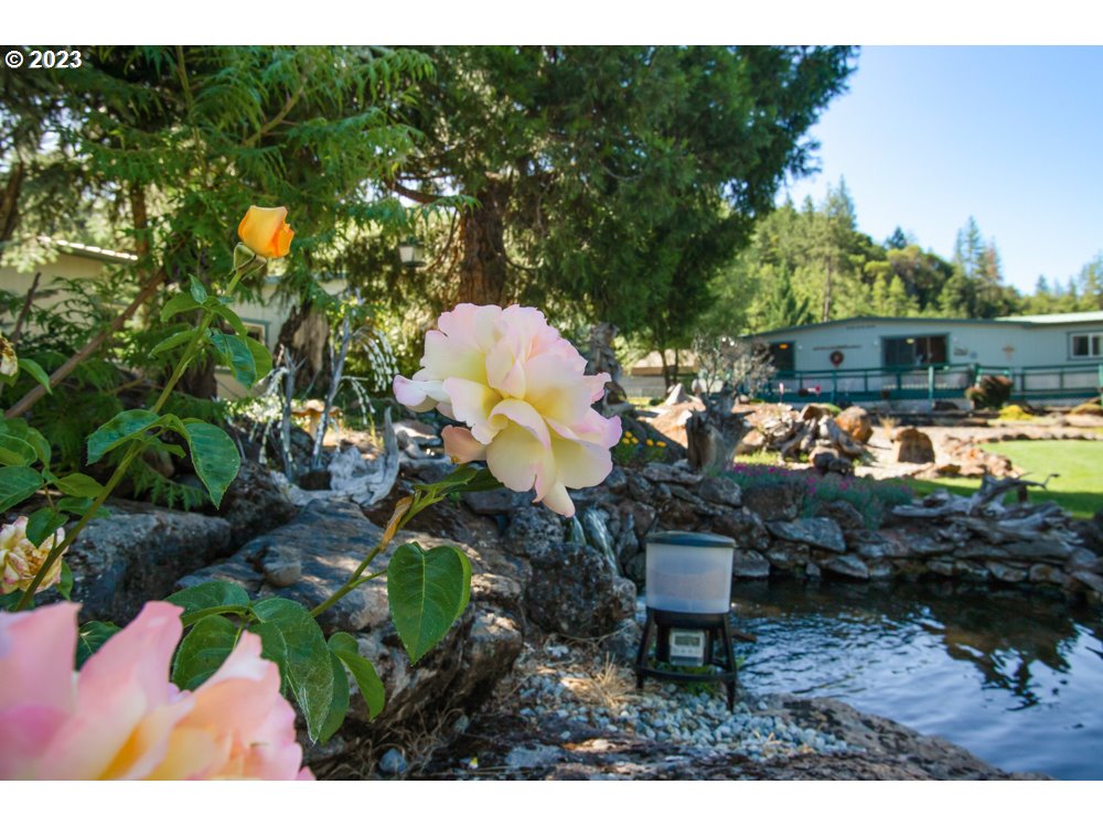 890 Crowfoot Road Eagle Point, OR 97524 - Photo 2 of 48 a view of a chairs and table in a backyard