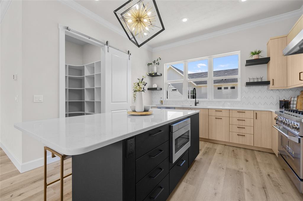 13425 Southwest 9th Road Newberry, FL 32669 - Photo 3 of 37 a kitchen with a sink cabinets and window