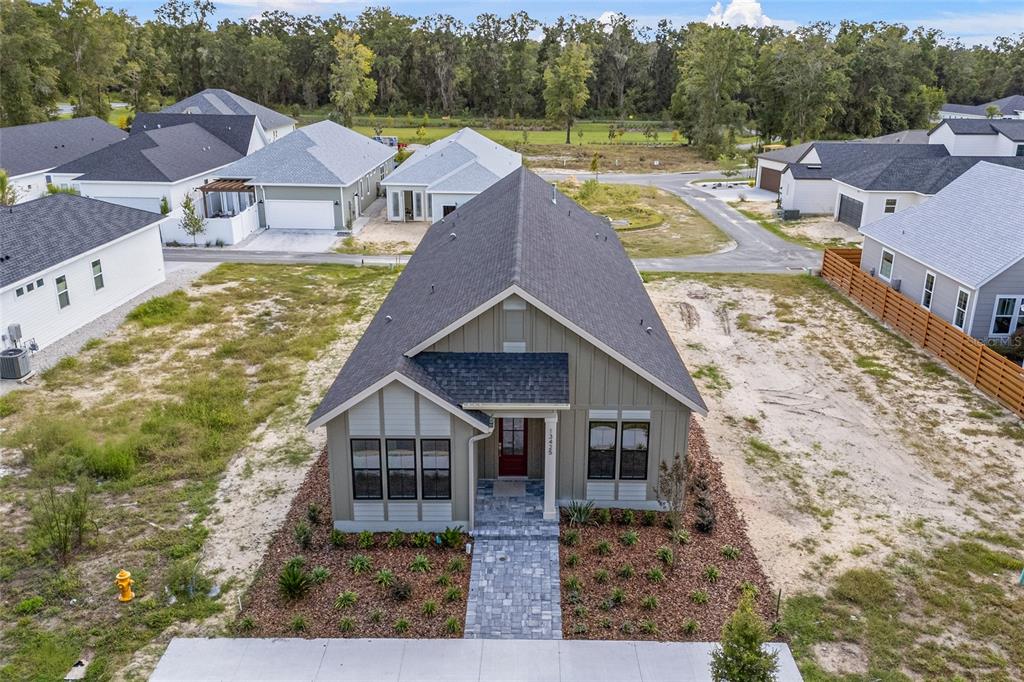 13425 Southwest 9th Road Newberry, FL 32669 - Photo 33 of 37 a aerial view of a house with a yard