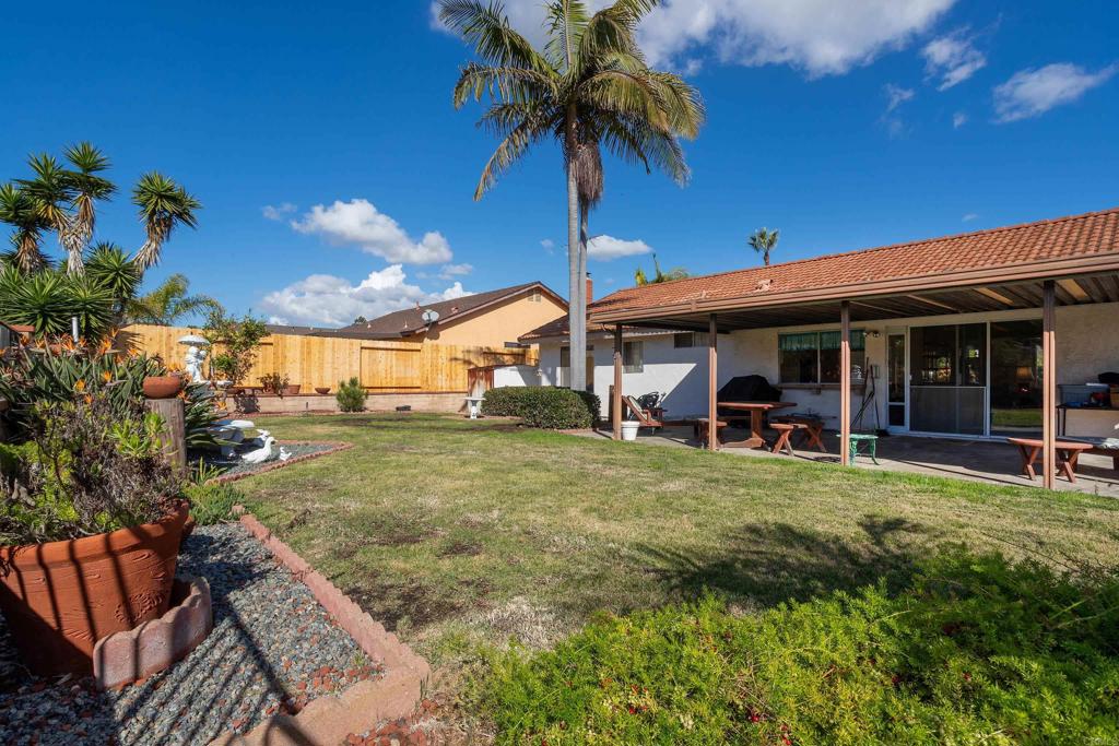 4427 Trieste Drive Carlsbad, CA 92010 - Photo 21 of 24 a view of a house with a swimming pool and a yard