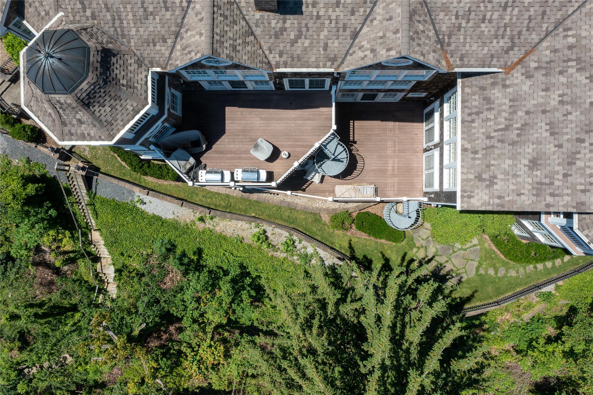 1386 Ridge Road Syosset, NY 11791 - Photo 8 of 11 a bird view of a house