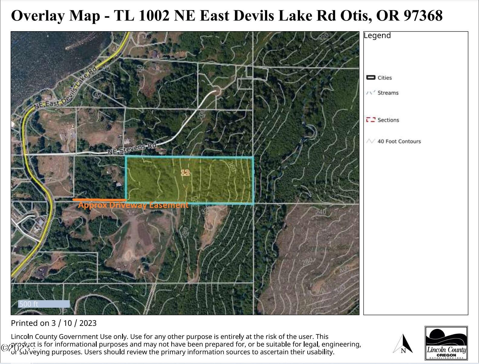 1002 Northeast East Devils Lake Road Otis, OR 97368 - Photo 7 of 7 Walker Overlay