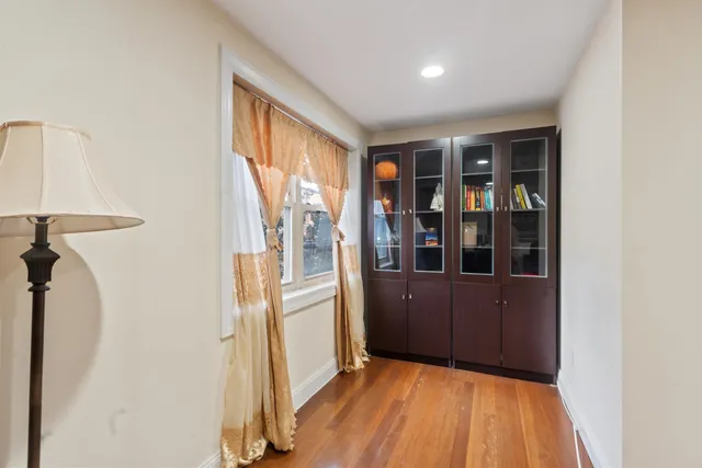 a view of a door of the house