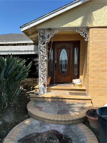 a view of entrance gate of the house