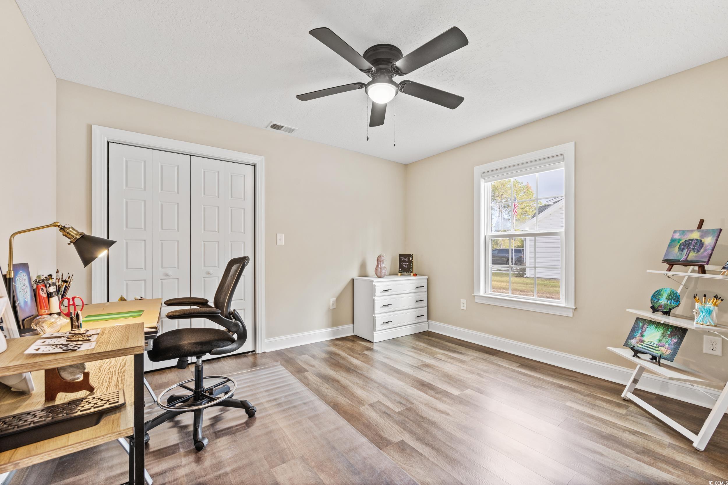 3390 Dusty Road Loris, SC 29569 - Photo 20 of 33 Office space featuring hardwood / wood-style floor