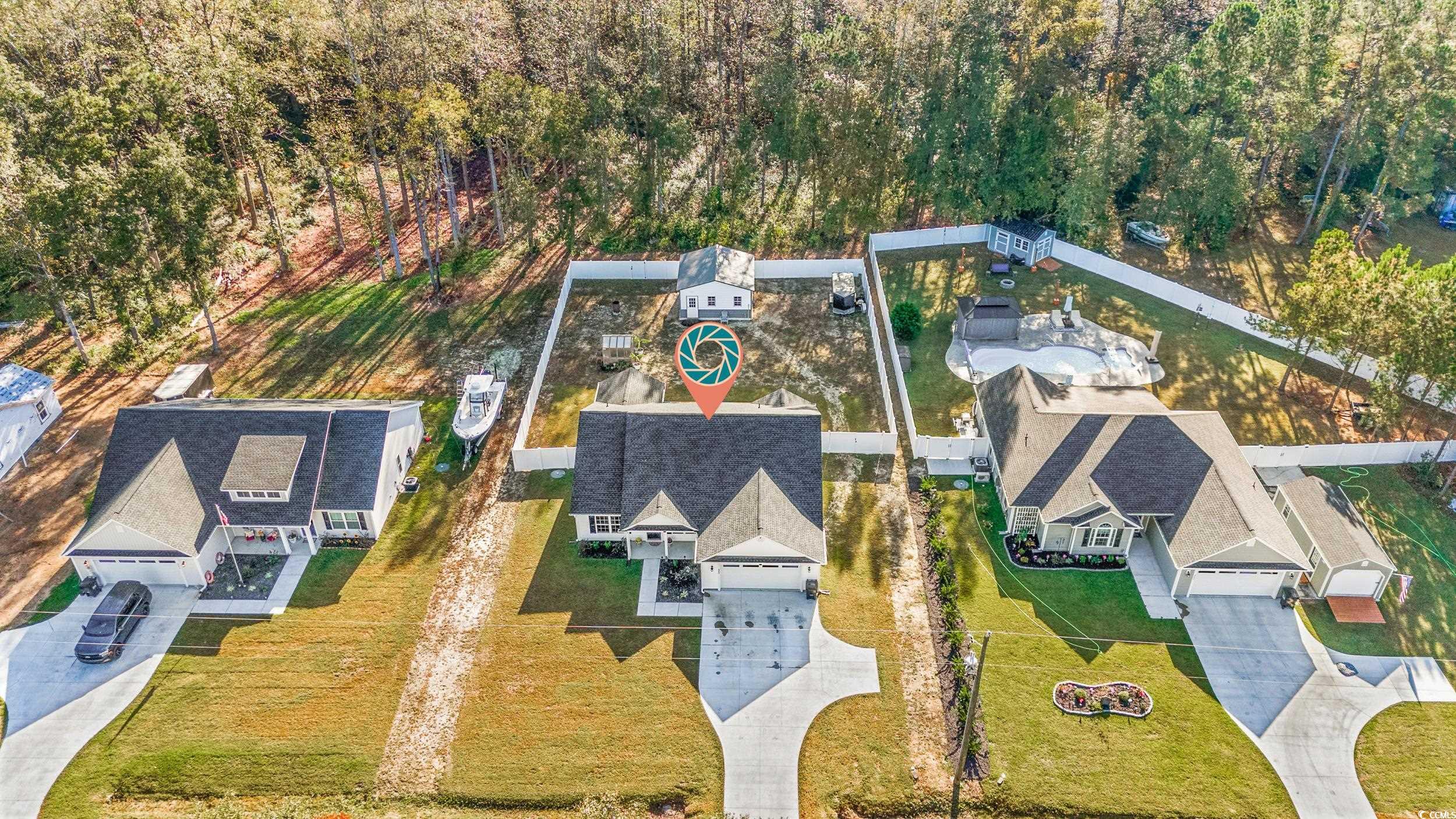 3390 Dusty Road Loris, SC 29569 - Photo 4 of 33 Birds eye view of property